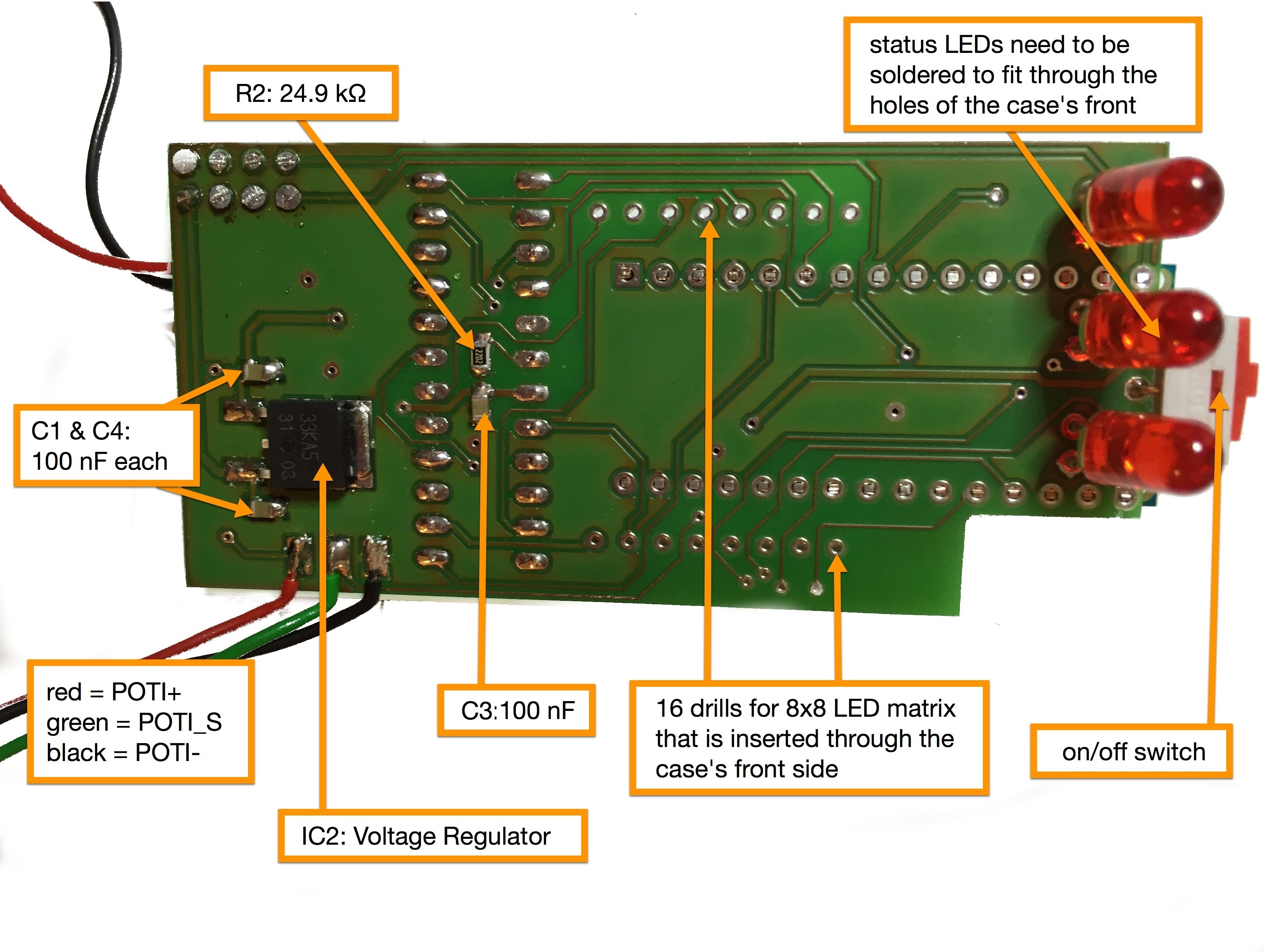 Parts Of A Circuit Board Labeled Diagram